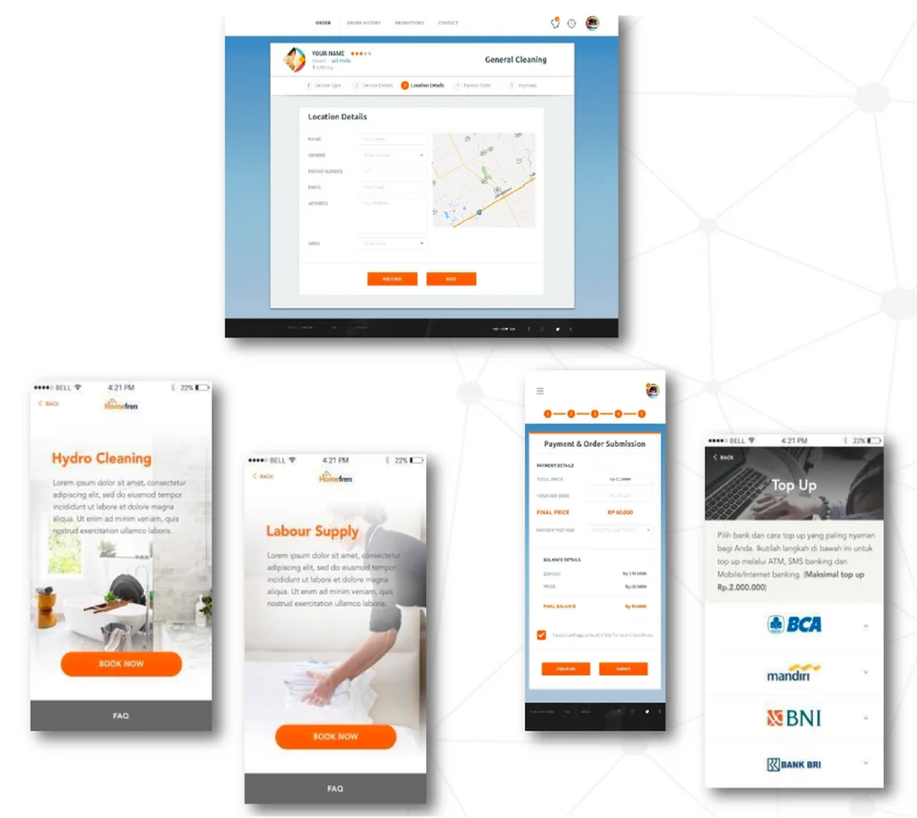 On Demand Cleaning System