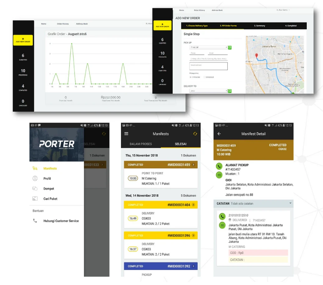 Vehicle & Courier Management System